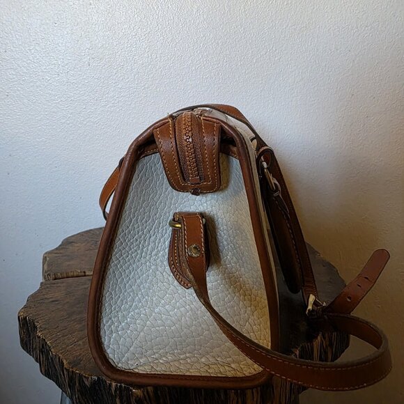 Vintage Dooney & Bourke All Weather Leather Satchel Crossbody USA Authenticated - Picture 13 of 16